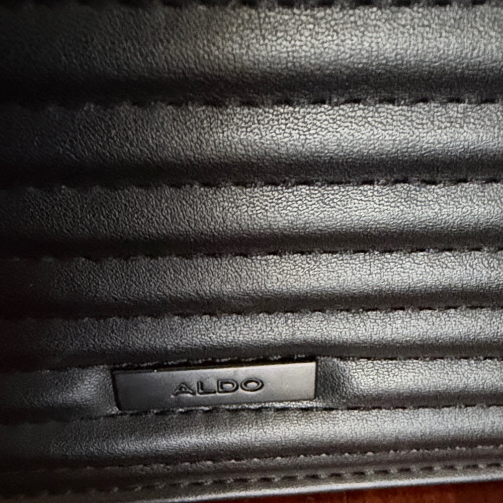 Aldo Black Structured Satchel - Picture 9 of 15
